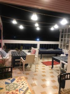 Χώρος καθιστικού στο Hôtel Riad Gnaoua