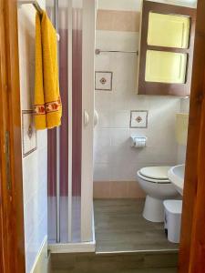 Koupelna v ubytování La casetta nel centro storico di Cefalù