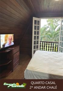 Televisyen dan/atau pusat hiburan di Chácara dos Azevedo