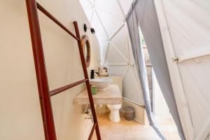 Koupelna v ubytování Glamping Mayan Glam