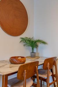 Un lugar para sentarse en Palm Vibe Condo - Downtown Punta Cana