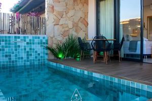 Kolam renang di atau dekat dengan Studio Dunas - Refúgio Exclusivo na Praia de Lages