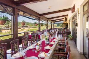 En restaurant eller et andet spisested på Termo Hotel Aspa Vila