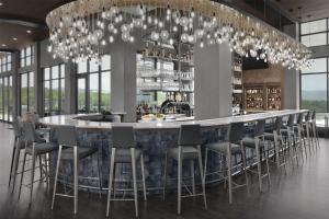 Embassy Suites By Hilton Pigeon Forge Resort餐厅或其他用餐的地方