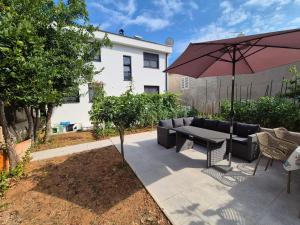 Zahrada ubytování Apartments Šućur