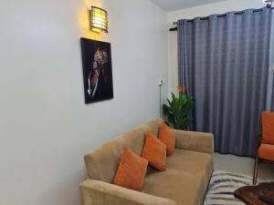 Posezení v ubytování Spring Hills Apartment in Kampala