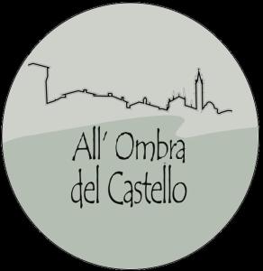 a black and white circle with the words al ontario el castello at Appartamento All'Ombra del Castello affitto breve in Levizzano Rangone