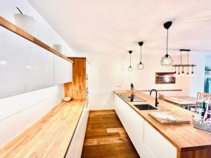 Eldhús eða eldhúskrókur á Apartment Frida by Da Alois