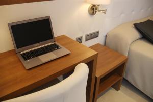 TV a/nebo společenská místnost v ubytování Hotel Teruel