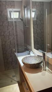 Koupelna v ubytování Villa Compartida con Vistas al Mar y la Montaña