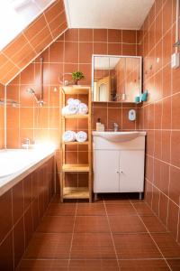 Koupelna v ubytování Gusterita Hideaway