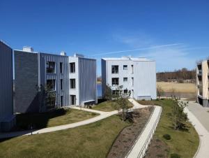 Bygningen som lejligheden ligger i