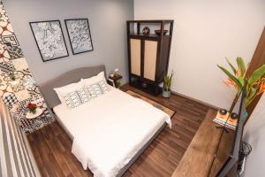 Postel nebo postele na pokoji v ubytování Delux Apt 2Bedroom Near Keangnam And My Dinh 30 Minutes To Airport + 94 fotografií