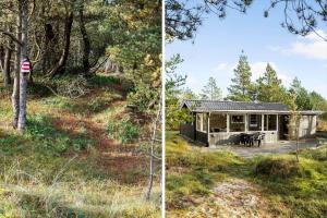 una casa en una ladera con un porche en 746-Thisted-Blamunkevej-36, en Thisted