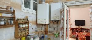 Dapur atau dapur kecil di appartement meublé à tunis centre