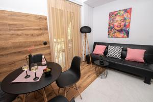 Ruang duduk di Casa Cias
