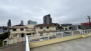 a view of a city from the roof of a building at Pousada Solar de Penha in Penha