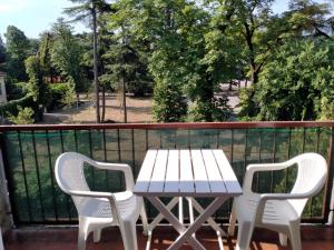 Balkón nebo terasa v ubytování Monolocale policlinico gb rossi borgo roma verona