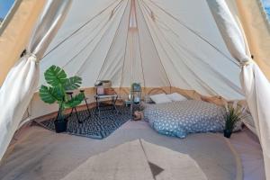 Krevet ili kreveti u jedinici u okviru objekta Knockree Hostel