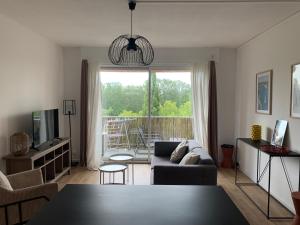 Μια τηλεόραση ή/και κέντρο ψυχαγωγίας στο Appartement familial avec parking privatif