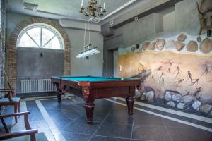 Biliár nebo kulečník v ubytování Palac i Loft Ojrzanów