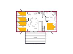 シエにあるChalet 35m2 3 chambresのギャラリーの写真
