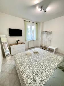 TV a/nebo společenská místnost v ubytování Le Petre - Amalfi Coast Apartments