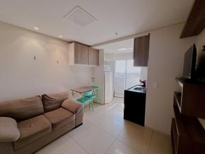 Μια τηλεόραση ή/και κέντρο ψυχαγωγίας στο Flat em frente Flamboyant Shopping