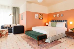 Ένα ή περισσότερα κρεβάτια σε δωμάτιο στο Hotel Trouvail Miami Beach +22 φωτογραφίες