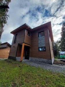 Budova, v ktorej sa horská chata nachádza