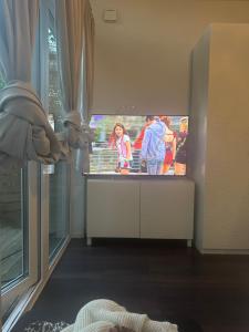 TV a/nebo společenská místnost v ubytování Makda