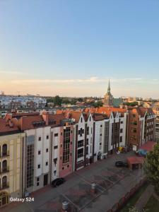 Výhľad na mesto Gdansk alebo výhľad na mesto priamo z apartmánu
