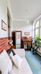 Χώρος καθιστικού στο Vintage Apartment vis-à-vis Park Tower