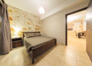 Кровать или кровати в номере Eden Villas