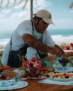 Jídlo v bed and breakfast nebo okolí