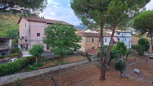 - une vue sur une ville avec des bâtiments et un arbre dans l'établissement My Room Cosenza Small, à Cosenza