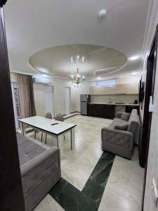 Η κουζίνα ή μικρή κουζίνα στο Hotel Progress