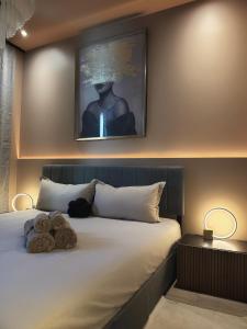 Ένα ή περισσότερα κρεβάτια σε δωμάτιο στο Free Parking 2 Bedroom The Comfy Haven