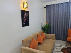 Posezení v ubytování Spring Hills Apartment in Kampala