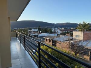 a balcony with a view of a city at Departamento en Zona Norte A ESTRENAR con hermosa vista in Salta