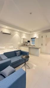 Η κουζίνα ή μικρή κουζίνα στο شقق للإيجار في هوانا 1