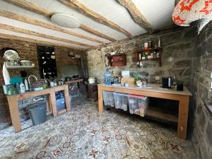 Køkken eller tekøkken på Villa Suhodol