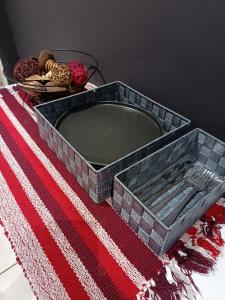 a brick tub sitting on top of a table at The Pinnacle in Bloem in Bloemfontein +2 photos