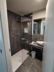 Koupelna v ubytování HOTEL ASTOR