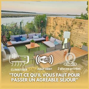 Φωτογραφία από το άλμπουμ του Le Doux Rivage avec Vue Lagune Nature Plage à Pied Clim Parking Prive σε Frontignan