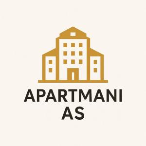 obraz budynku z napisem „apartament” w obiekcie Apartmani "AS" w mieście Kraljevo