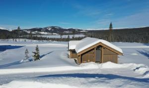 Hedda Robølshøvda - 3 bedroom cabin with a lovely view v zimě