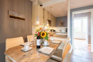 Köök või kööginurk majutusasutuses Sonnenhues-Exkl-Haus-im-Herzen-Kampens