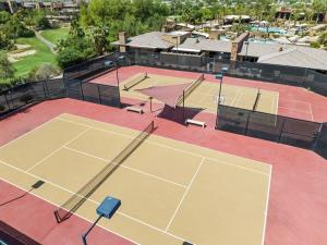 an overhead view of two tennis courts with at Westin Desert Willow Villas 1BR Apartment with Resort Access in Palm Desert