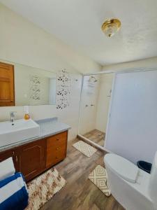 Koupelna v ubytování Casa Coco